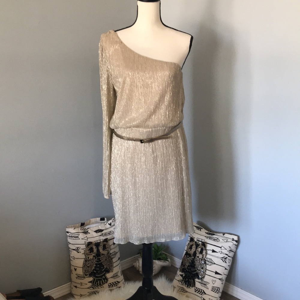 Gold Mini Dress 5 for $25